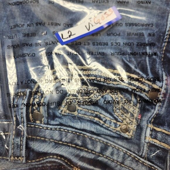 Vigoss Chelsea Slim Boot Low Rise Womens Jeans Size 5/6 L33 Heritage Fit - Picture 12 of 12